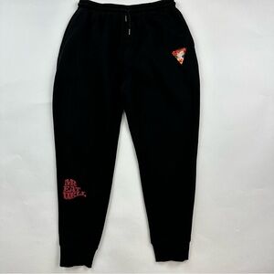 Mr. Eatwell Black Pizza Slim Jogger SweatPants Size 2X